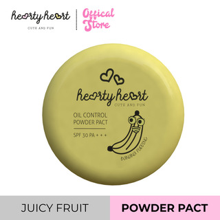 Hearty Heart Juicy Fruits Oil Control Powder Pact SPF 30 PA+++ 4.5G (02 Cherry Berry Pie)