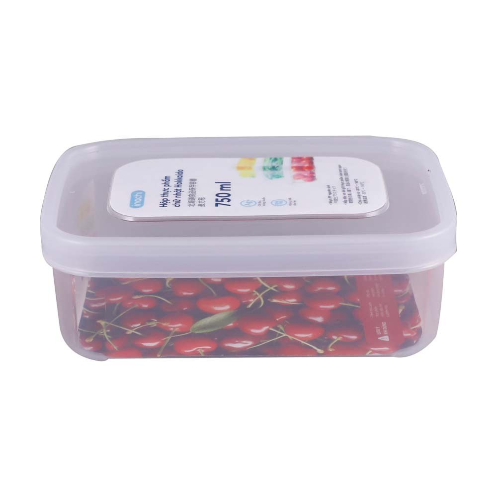 Inochi Hokka Rect Food Box 750ML HOCN.0750