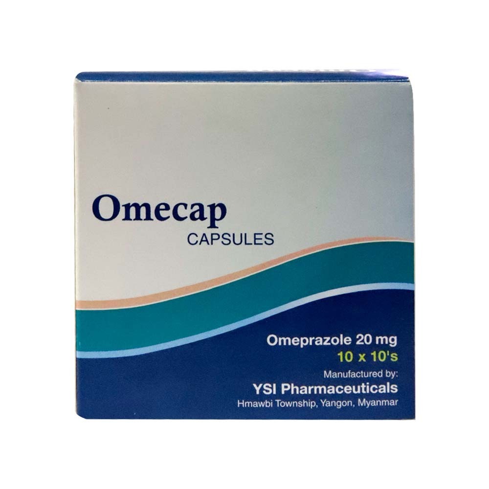 Omecap Omeprazole 20MG 10PCS x 10