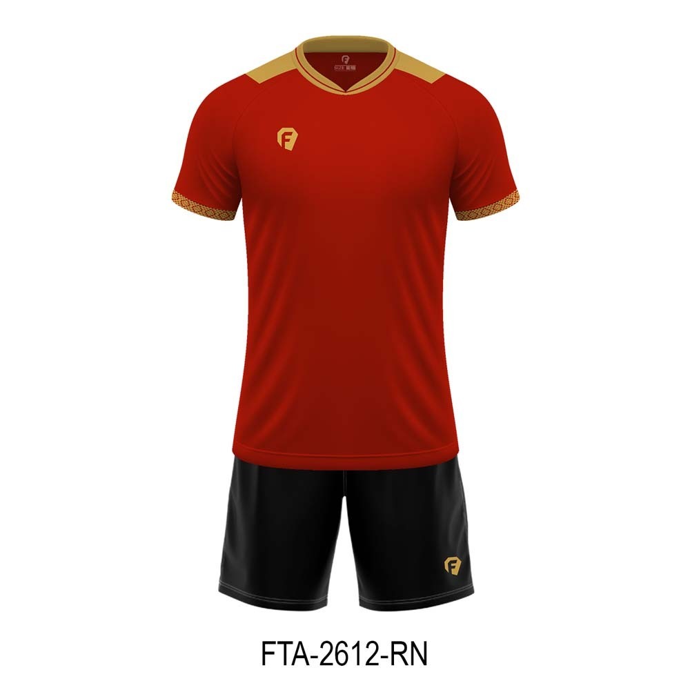 Olympic Fit Reborn Jersey FTA-2612-RN RED/GOLD (Small)
