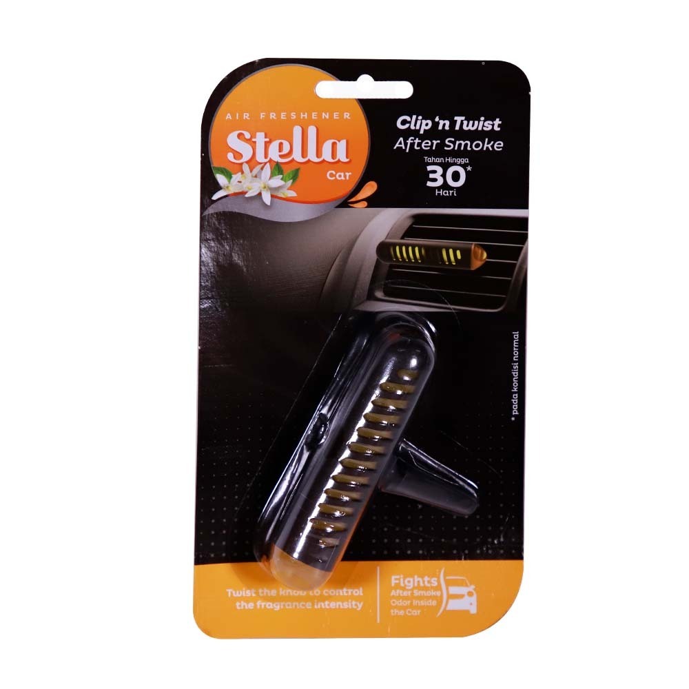 Stella Car Freshener Clip N Twist After Smoke
