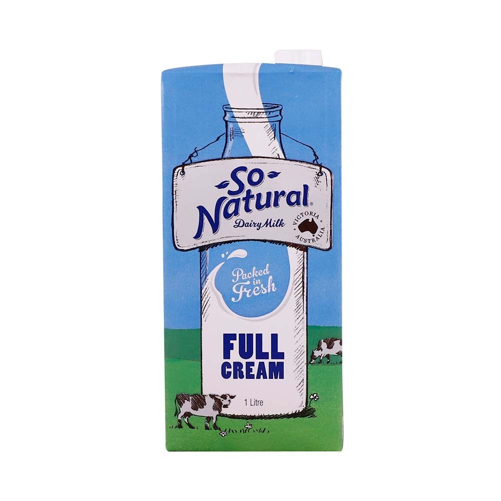 So Natural UHT Full Cream Milk 1L