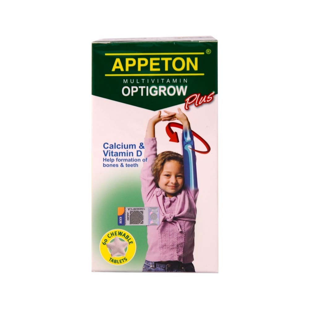 Appeton Multivitamin Optigrow Plus 60PCS