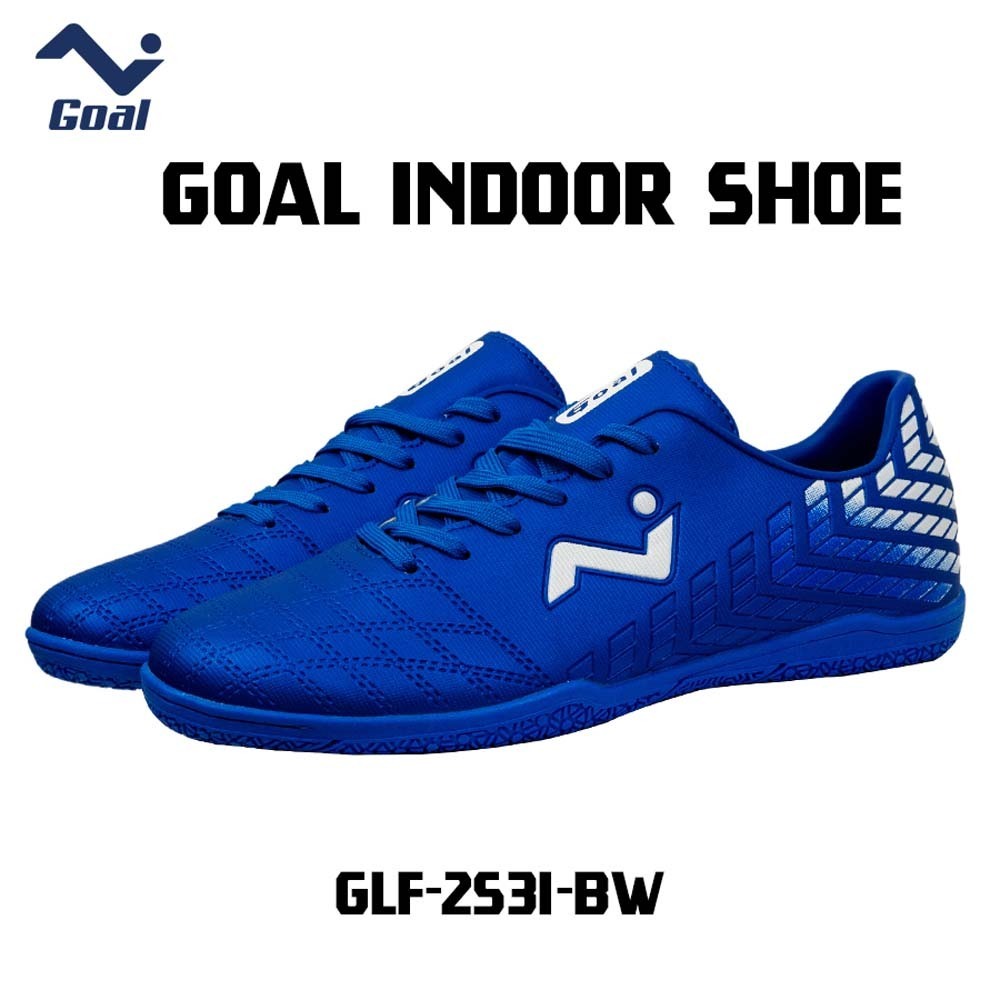 Goal Indoor Shoe Blue GLF-2531-BW (No-37)
