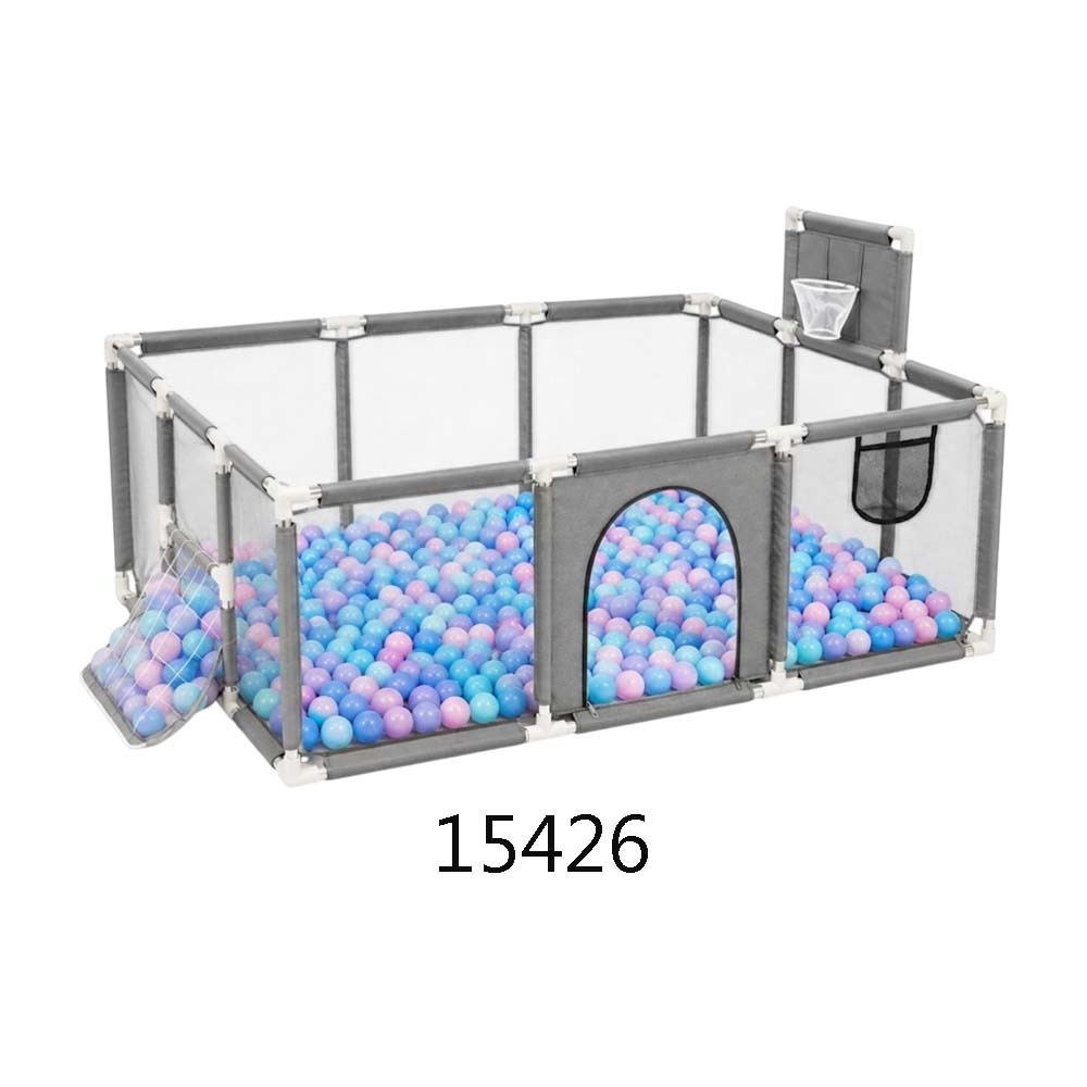 Baby Cele Stainless Steel Frame Playpen 15426 Gray