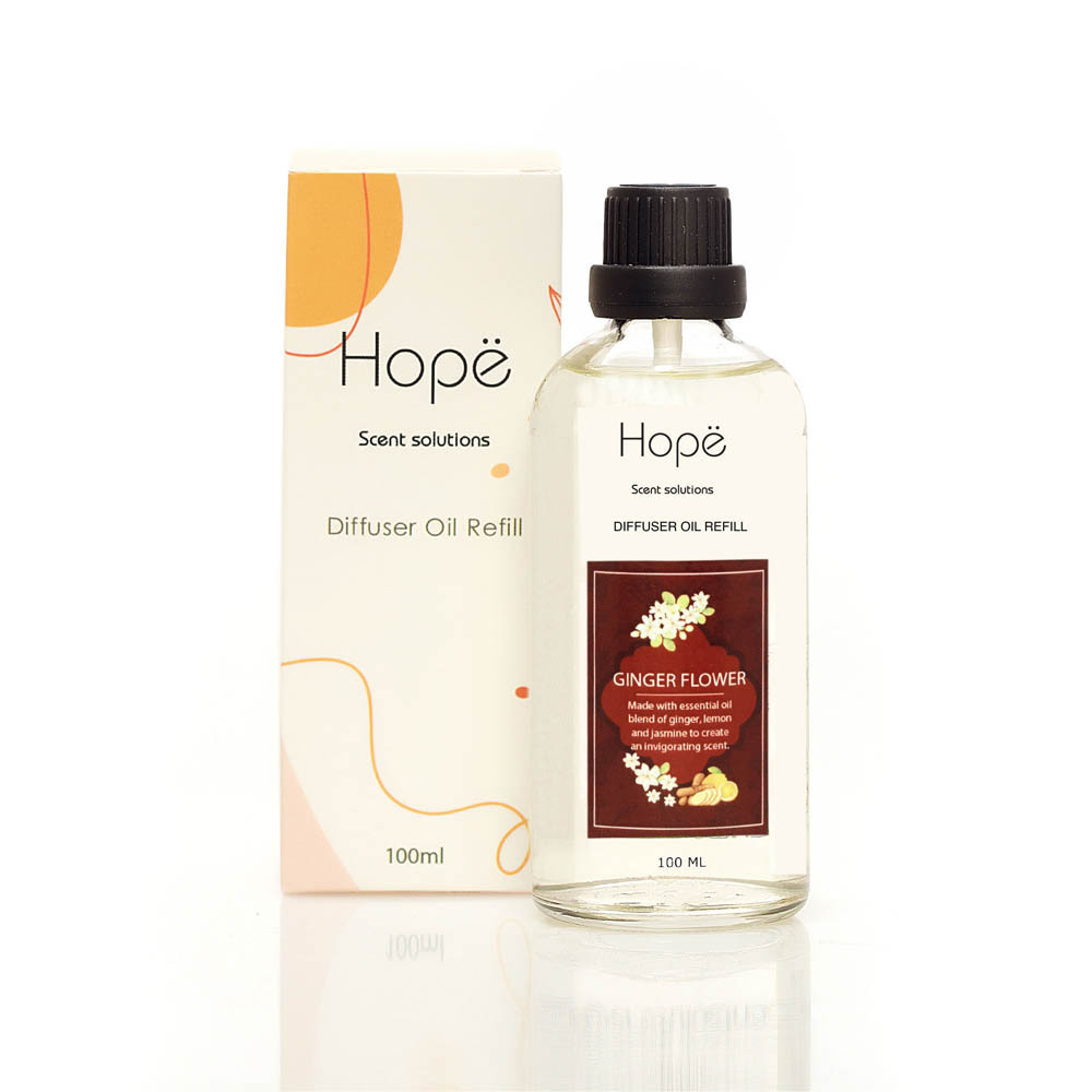 Hope Scent Reed Diffuser Refill Ginger Flower 100ML