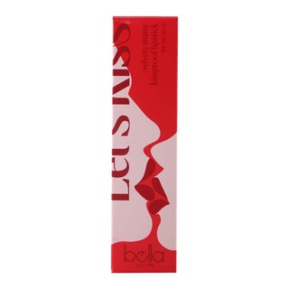 Bella Let's Kiss Velvety Matte Kissproof Lipstick 1.2G (Be Mine)