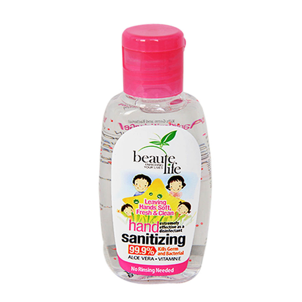 Beaute Life Aloe Vera & Vitamin E Hand Sanitizing Gel 60ML (Pink)