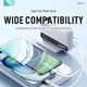 Konfulon J-37 (20000mAh Fast Charging 22.5W Built-in Cable Power Bank) White