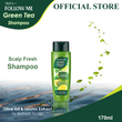 Follow Me Green Tea Scalp Fresh Shampoo 170ML (Olive Oil & Lemon Extract)