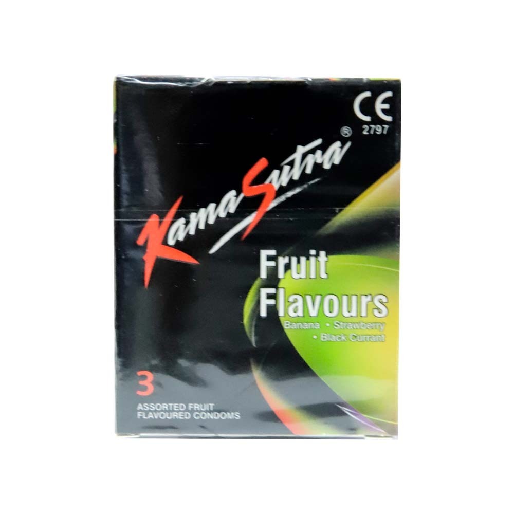 Kamasutra Fruit Flavours Condoms 3PCS