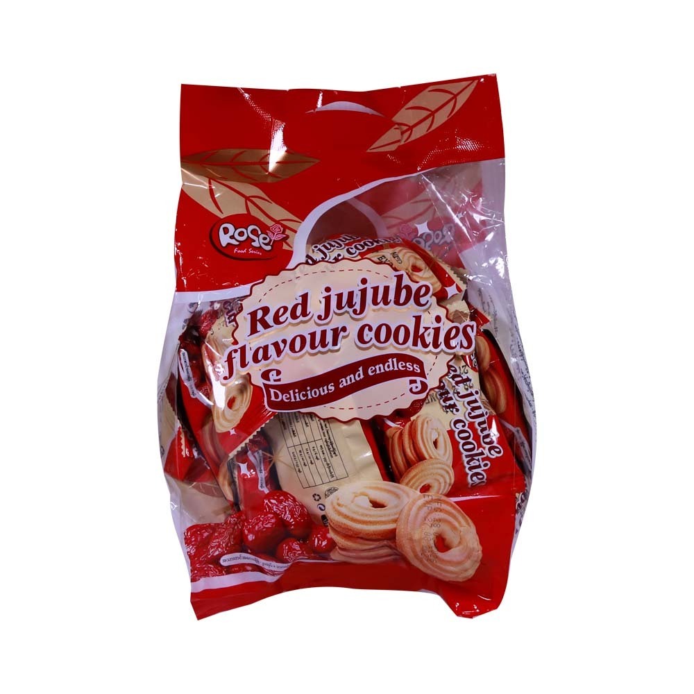 Rose Red Jujube Cookies 220G