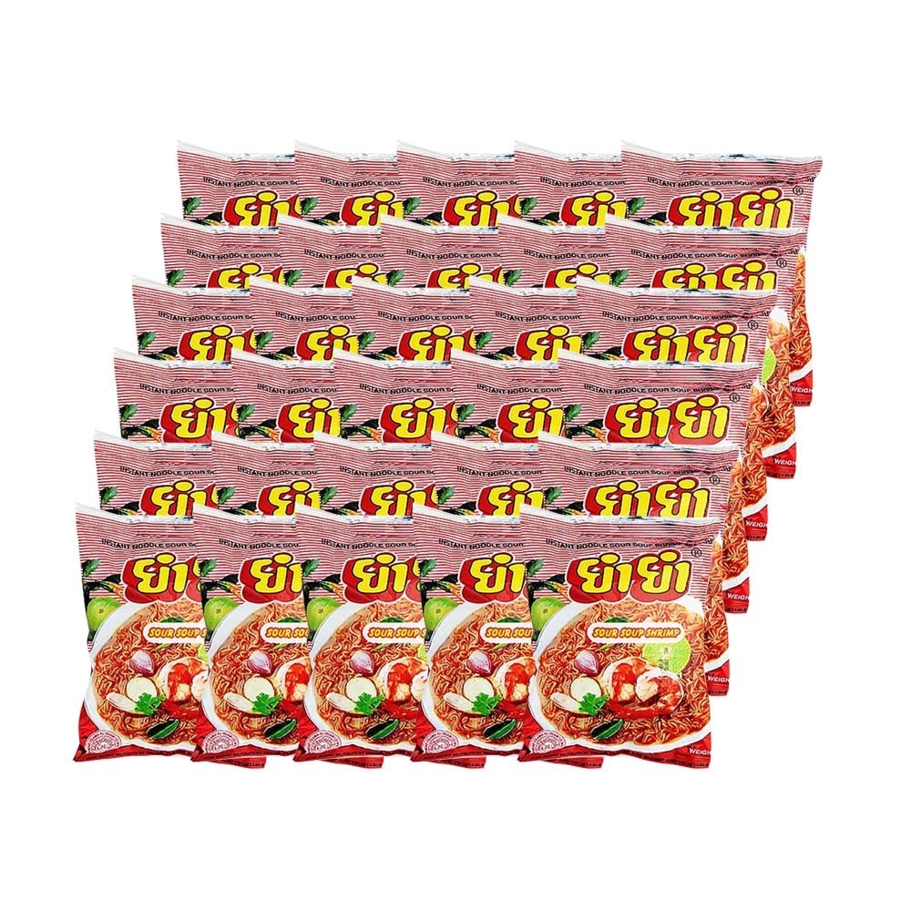 Yum Yum Instant Noodle Sour Soup Shrimp 60Gx30PCS