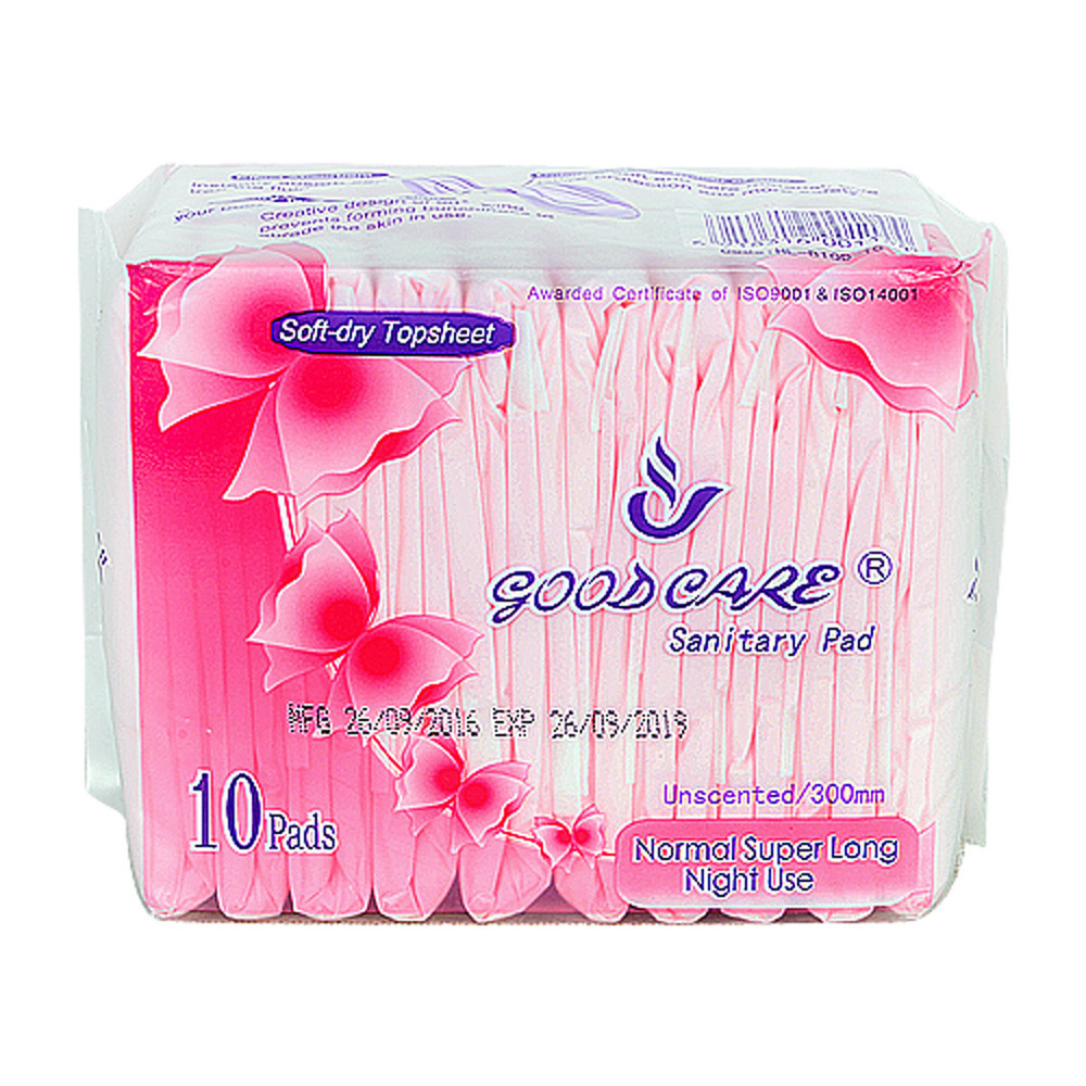 Good Care Sanitary Pad Normal Super Long Night Use 10PCS (300MM)