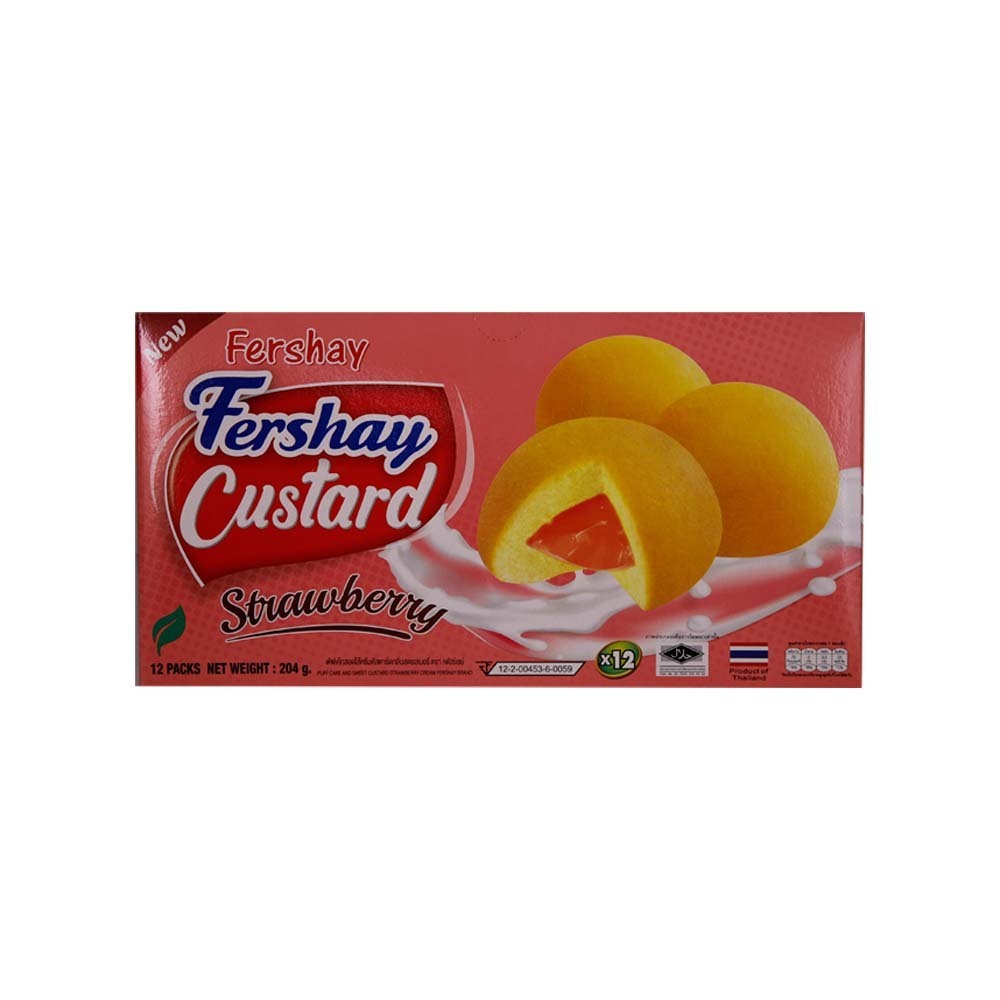 Fershay Custard Strawberry 204G