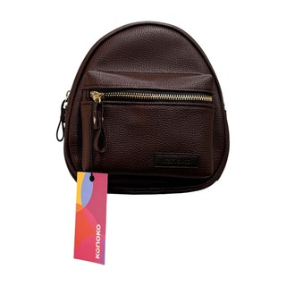 Konoko Leather Mini Backpack Extra Small (Black)