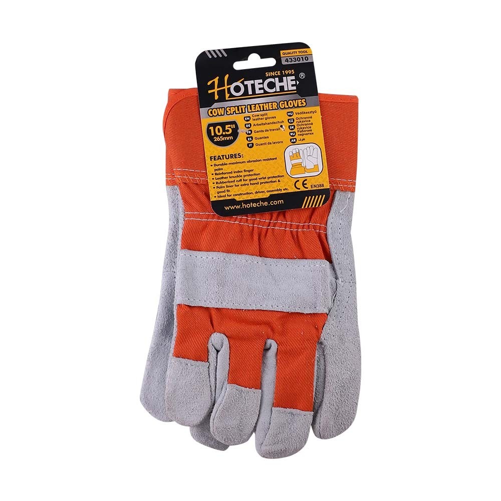 Hoteche Cow Split Leather Gloves 265MM No.433010