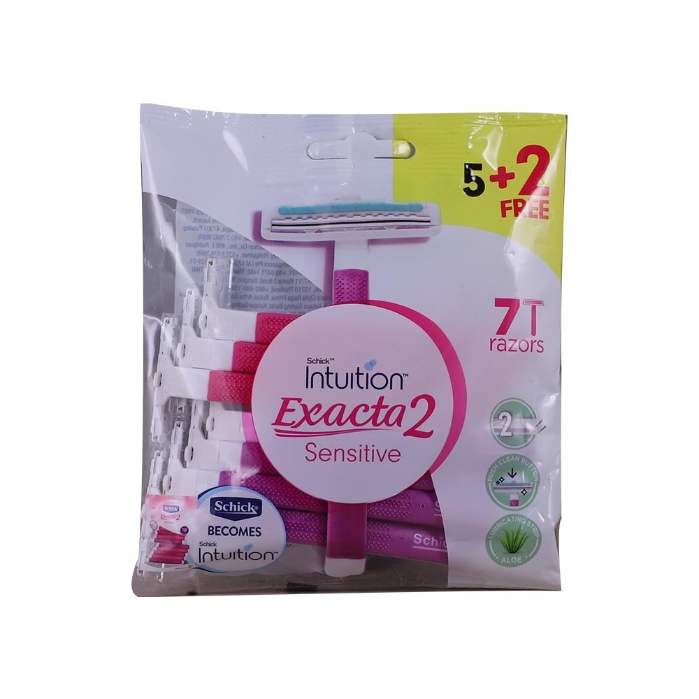 Schick Intuition Exacta 2 Disposable Women Razor 5PCS