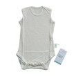 Tiny Cozy Airy Cotton Body Suite (Sleeveless) TC2013M White