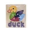 Cartoon 3D Puzzle Wooden Card