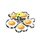 Egg Pancake Cooking Mold with Handle 5PCS