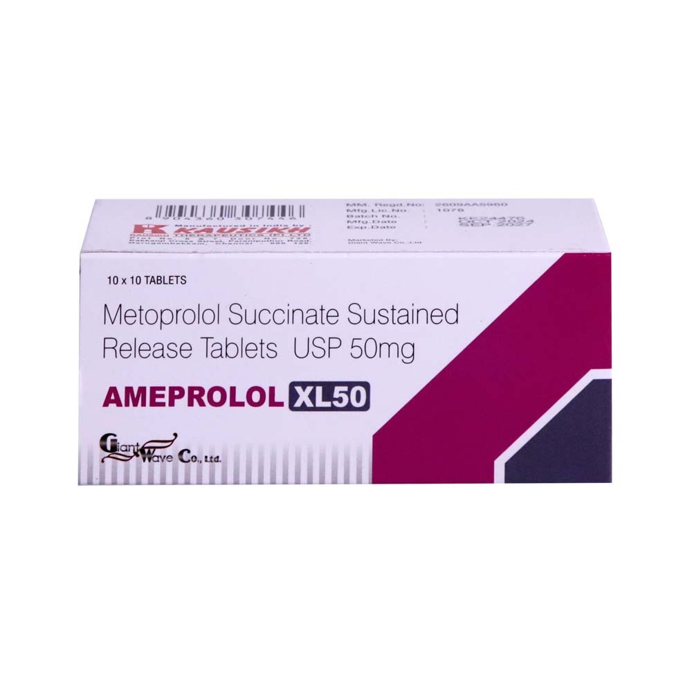 Ameprolol Xl 50 Metoprolol Xl Tablets 10PCS 1 x 10