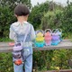 Bear Drinking Bottle With Strap Straw (Random)
