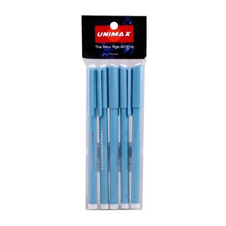 Unimax Tritron Ball Pen 0.5 5PCS Red