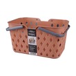 Plastic Storage Baskets with Handles Pink