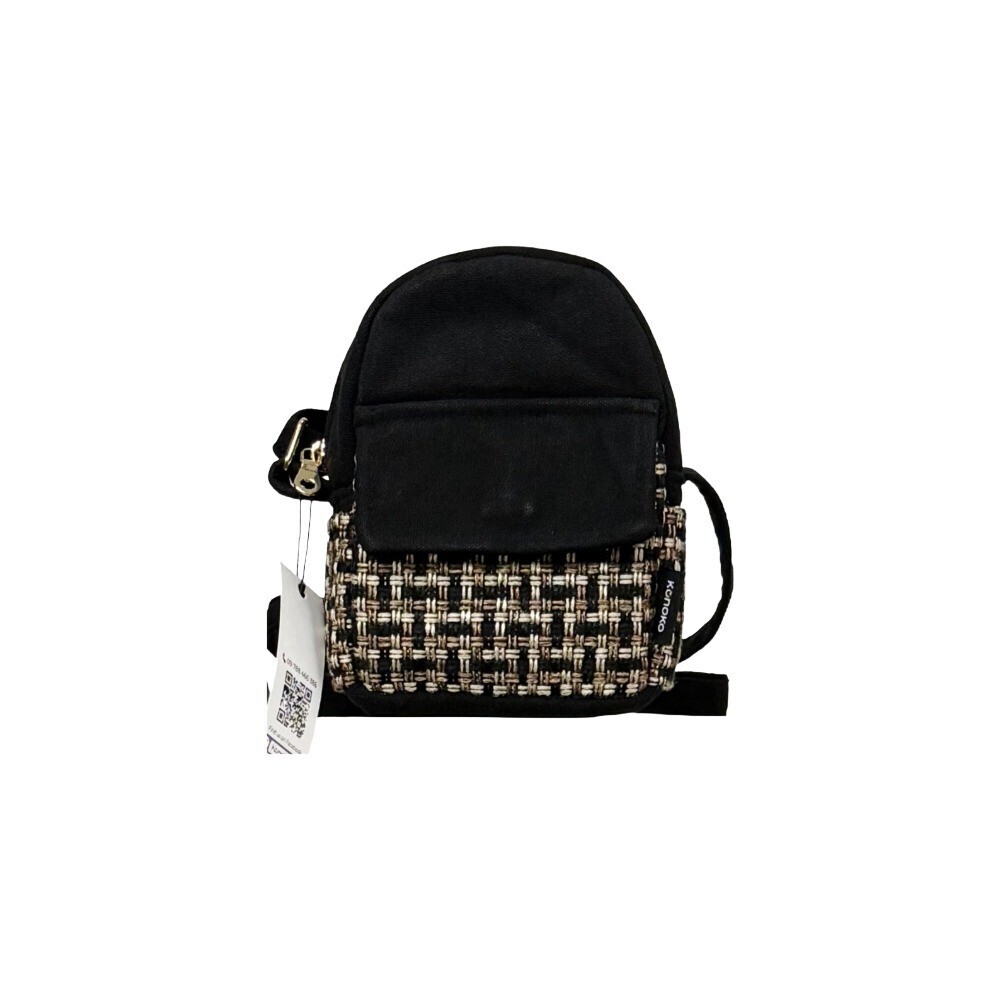 Konoko Phone Bag (Black Tweed)