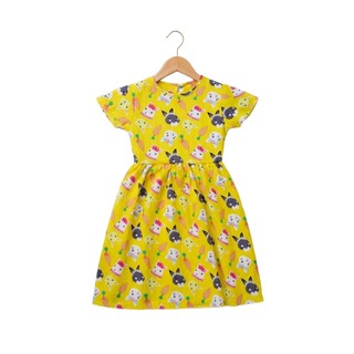 Khay May Flower Dress Pink Medium (1.5yrs-3yrs)
