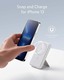 Anker 622 Magnetic Battery MagGo 5000mAh Magnetic Wireless Charger and USB-C  White