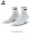 Olympic Rhino Crew Socks RHS-2631-WW WHITE (Free Size)