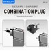 Konfulon A56Q (10000mAh Fast Charging 22.5W Built-in Cable Power Bank) Black