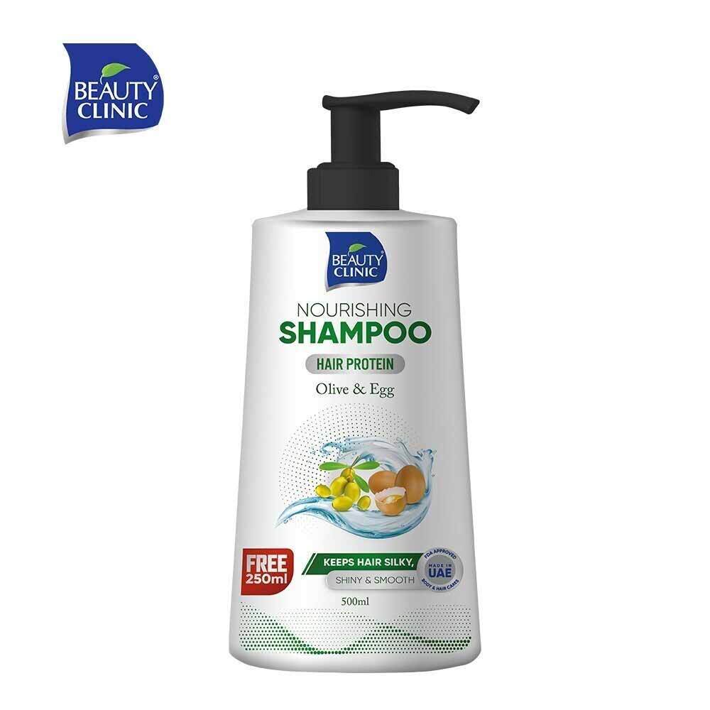 Beauty Clinic Hair Protein Olive & Egg Nourishing Shampoo 500ML