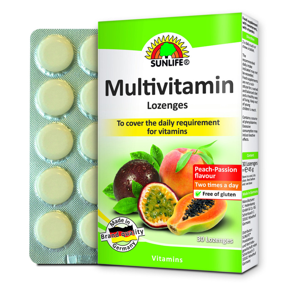Sunlife Multivitamin Lozenges 30 PCS