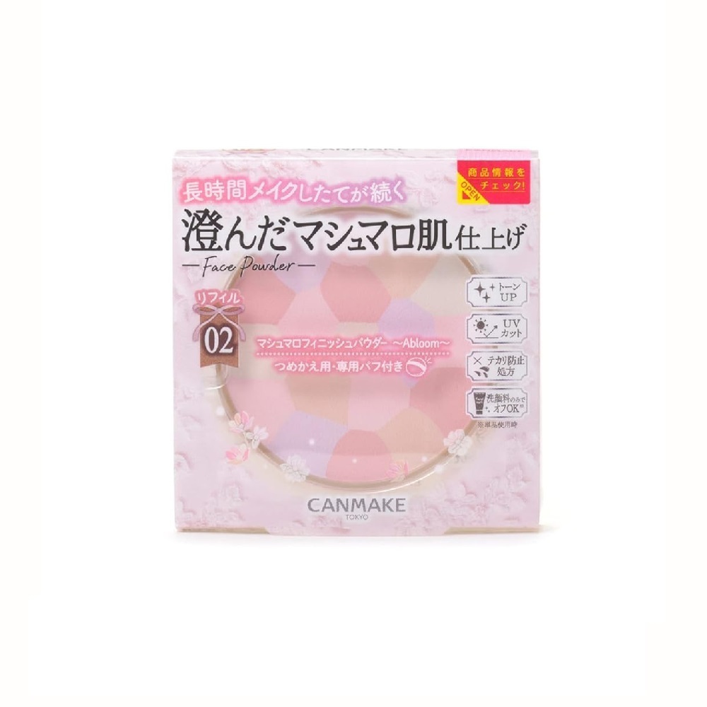 Canmake Marshmallow Finish Powder (Abloom) Purple 02 Refill