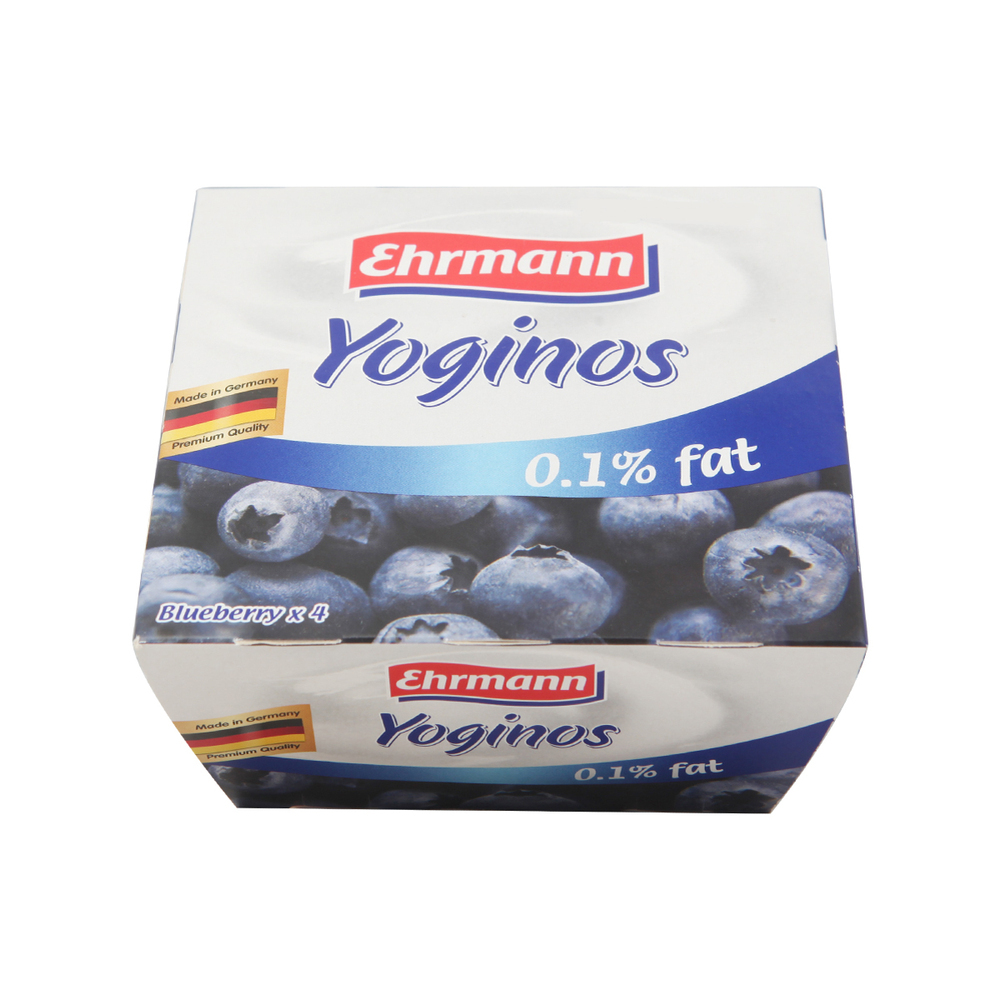 Ehrmann 0.1% Fat Yoghurt Blueberry 4PCS 400G