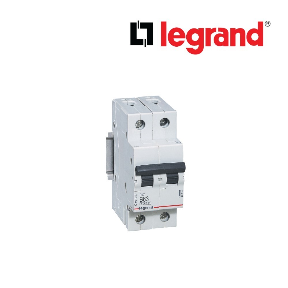 Legrand LG-RX3 MCB 2P B63 6000A (419791) Breaker (LG-05-402288/419791)