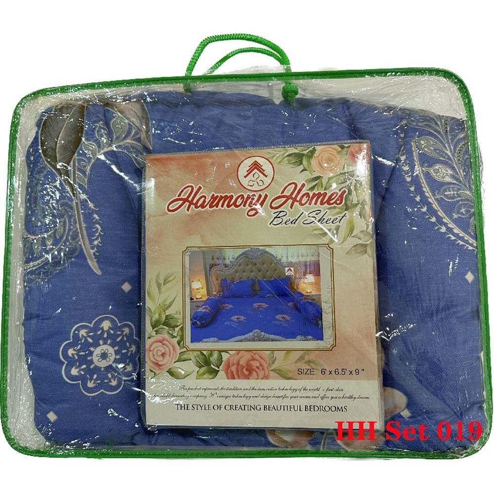 Harmony Homes Bed Sheet (Set) Double (6' x 6.5' x 9) HH Set 019