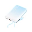 Konfulon A36Q (10000mAh Fast Charging 22.5W Built-in Cable Power Bank) + Type-C Cable Blue