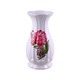 Amly Flower Vase 8in (Porcelain White)