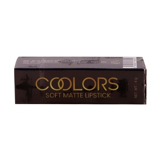 Coolors Soft Matte Lipstick 4G 01