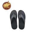 Sin Pauk Men Leather Slipper YS-004 Black (No-41)