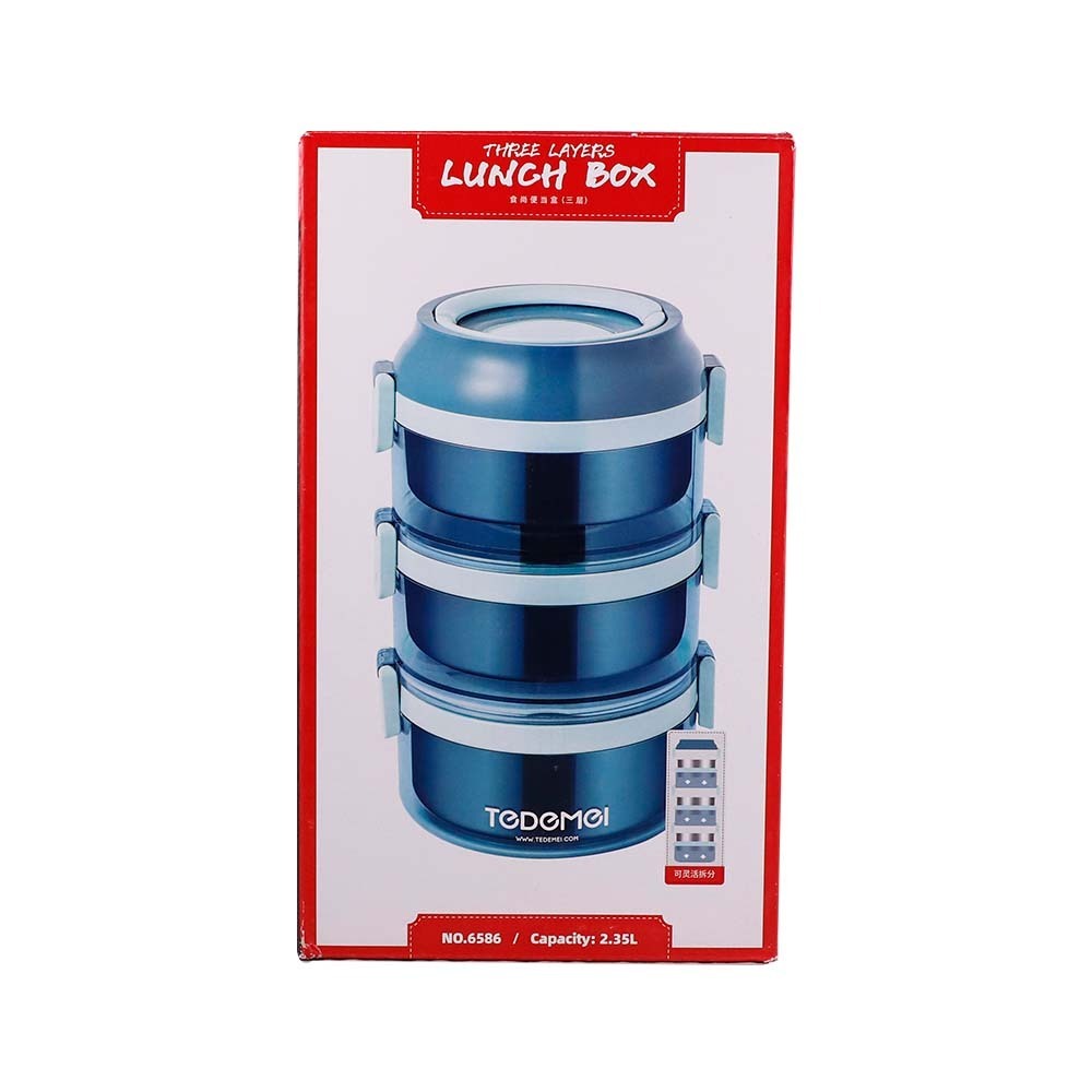 Tedemei 3 Layer Food Carrier NO.6586