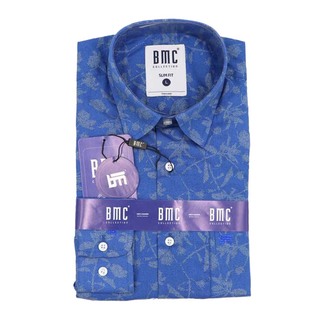 BMC Slimfit Shirts Long Sleeve 1320056 (Design-2) XL