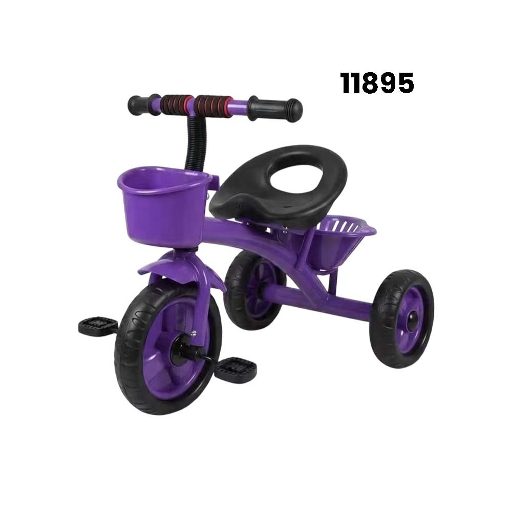 Baby Cele 628 Kids 3-Wheel Bicycle with Baskets 11895 (Purple)