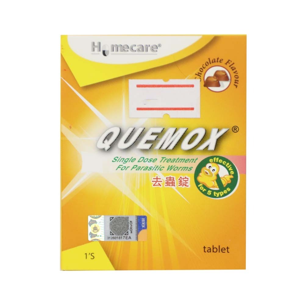 Quemox Mebendazole 500MG Tablets