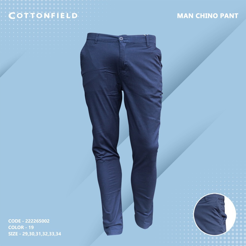 Cottonfield Men Long Chino Pant C19 (Size-30) 222265002