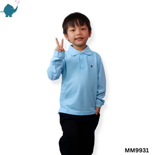 Max & Mia Boy Long-Sleeve Polo Shirt MM9931 Green Large